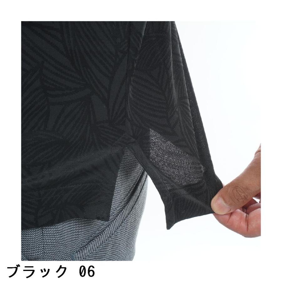 Titleist（タイトリスト） ストレッチ ボタニカルジャカード半袖