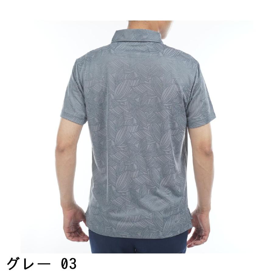 Titleist（タイトリスト） ストレッチ ボタニカルジャカード半袖
