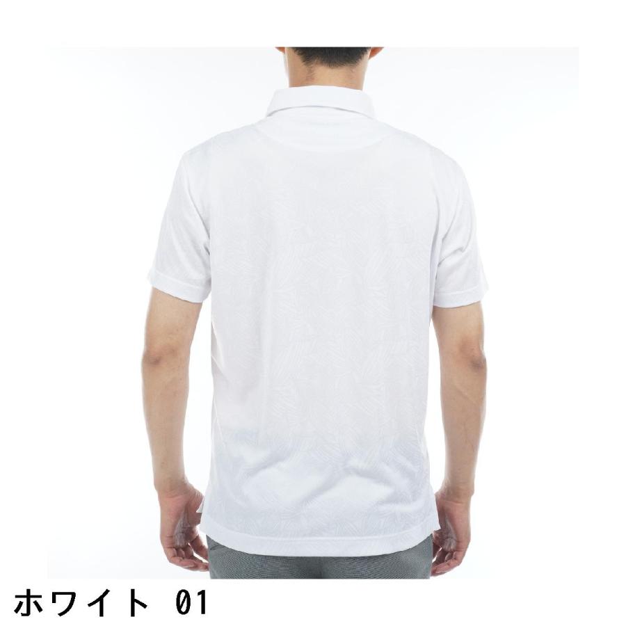 Titleist（タイトリスト） ストレッチ ボタニカルジャカード半袖