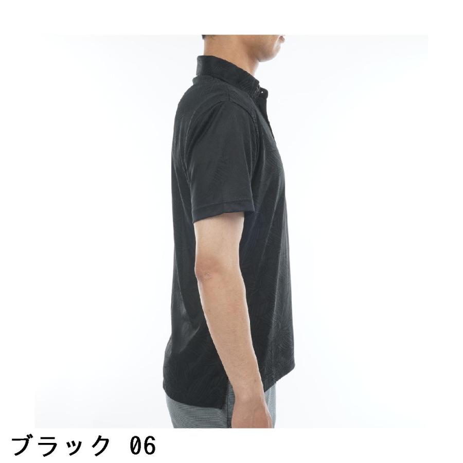 Titleist（タイトリスト） ストレッチ ボタニカルジャカード半袖