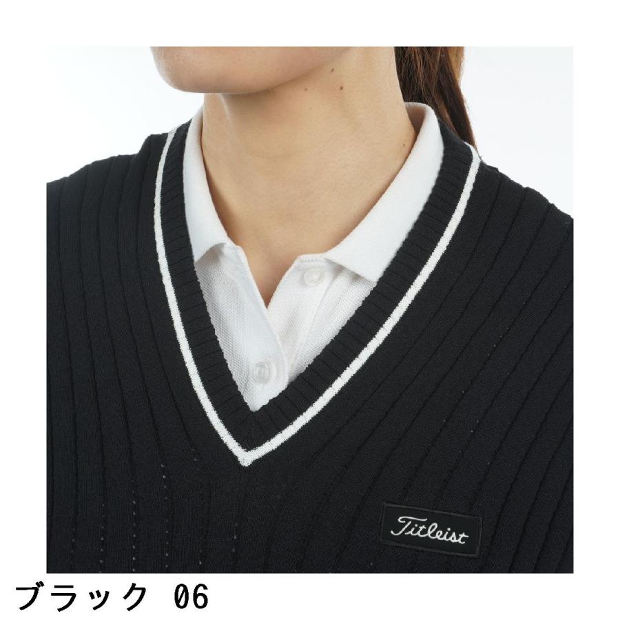 Titleist（タイトリスト） ストレッチ Vネックニットベスト レディス