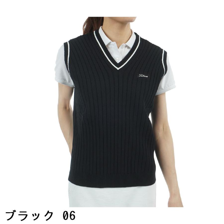 Titleist（タイトリスト） ストレッチ Vネックニットベスト レディス