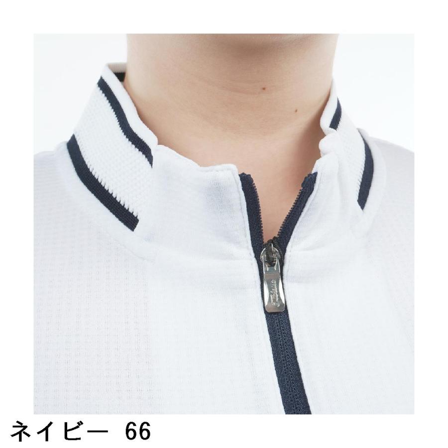 Titleist（タイトリスト） ストレッチ バイカラーハーフジップ半袖