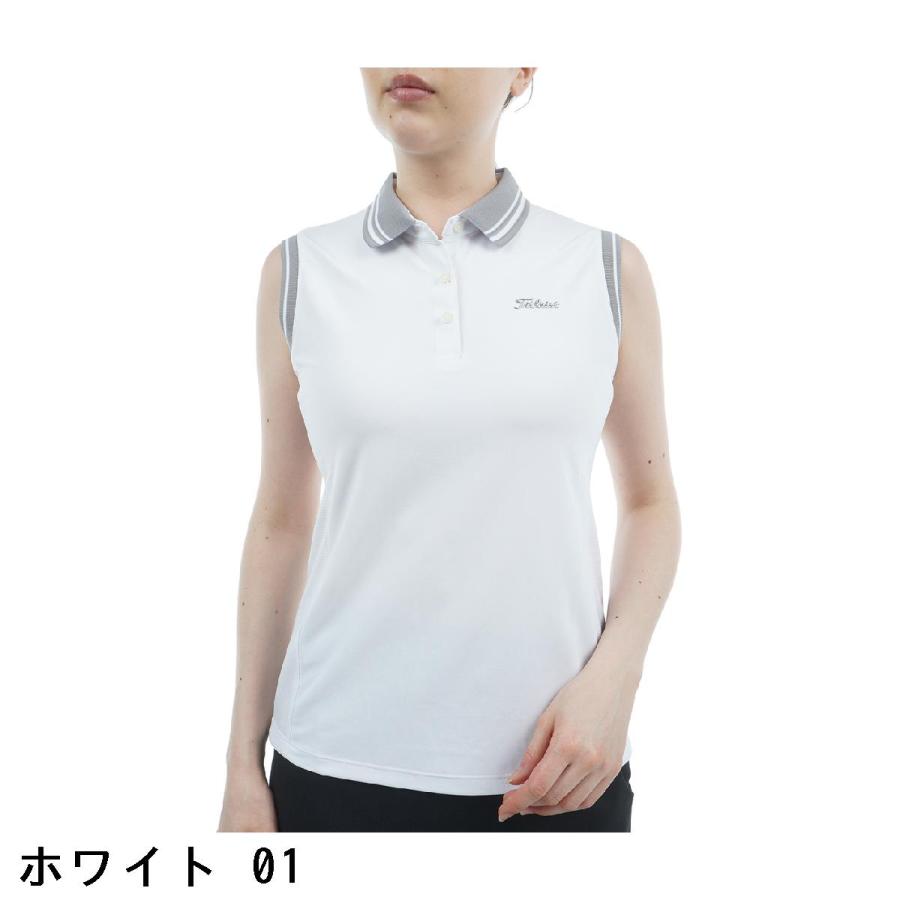 Titleist（タイトリスト） ストレッチ ハイゲージ鹿の子 ノースリーブ