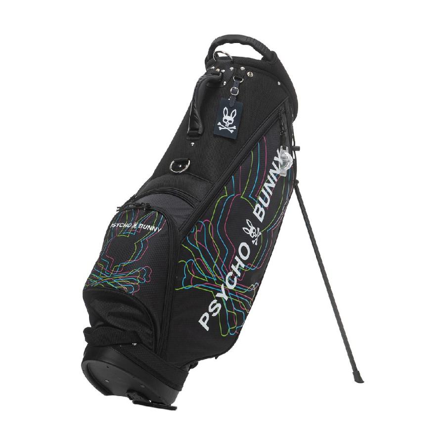 PSYCHO BUNNY スタンドキャディバッグ ブラック LWG