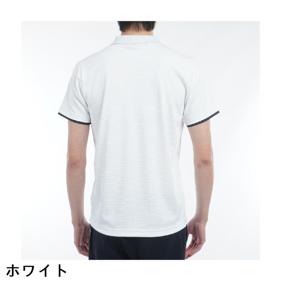 Admiral（アドミラル） ストレッチ ロゴジャカード 半袖ポロシャツ