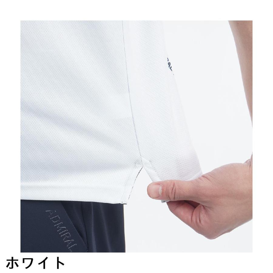 Admiral（アドミラル） ストレッチ チェックプリント 半袖ポロシャツ