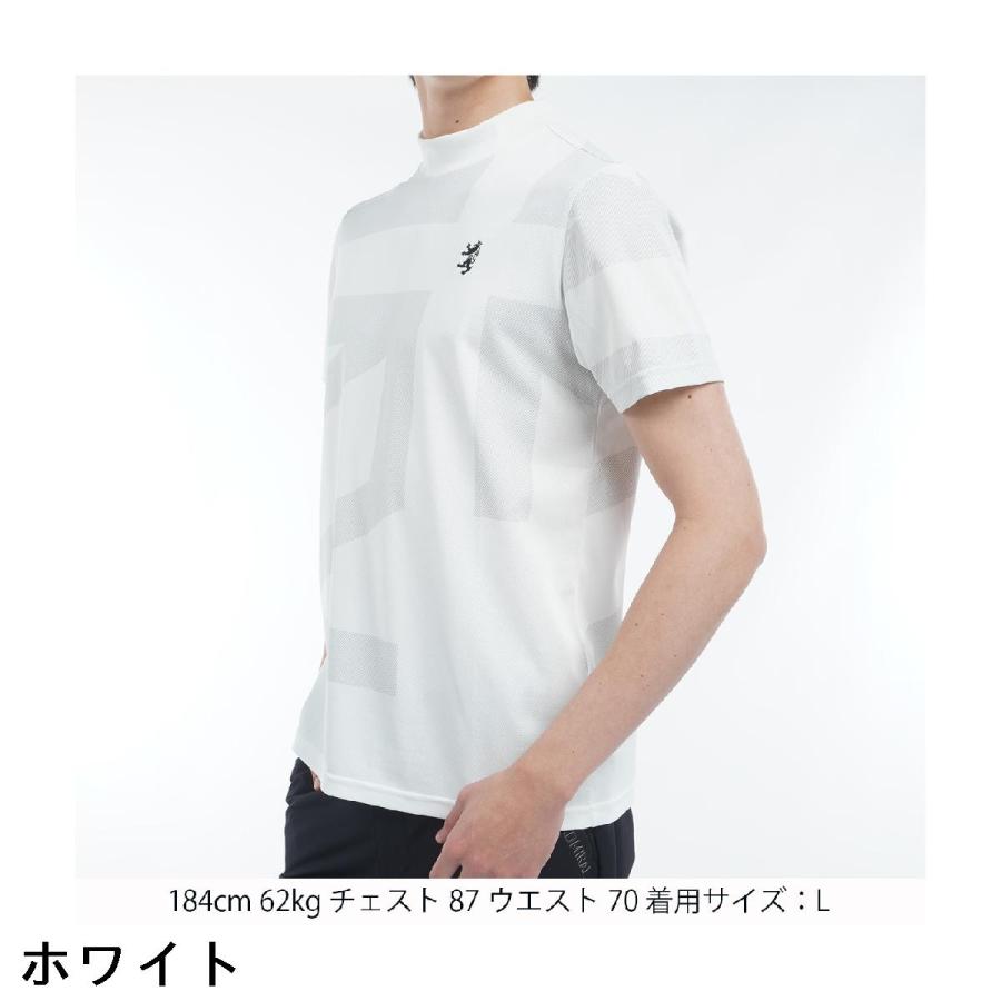 Admiral（アドミラル） ストレッチ UJモックネック半袖シャツ : GDO