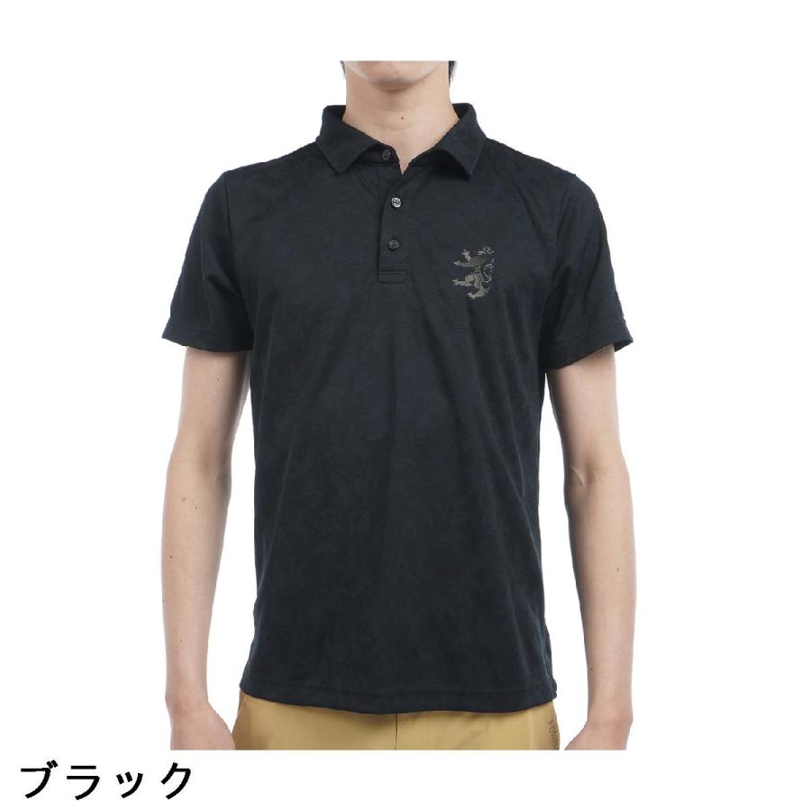 Admiral（アドミラル） ランパント ジャカード半袖ポロシャツ : GDO