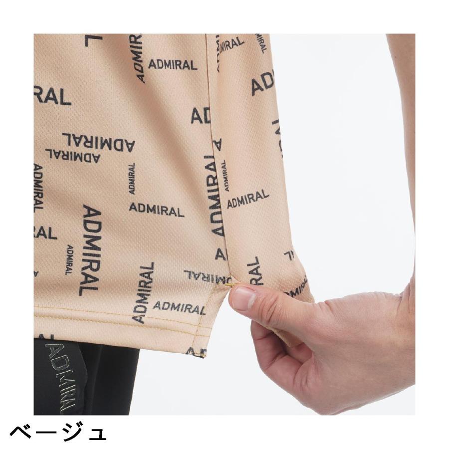Admiral（アドミラル） ストレッチ モザイクロゴ プリント 半袖