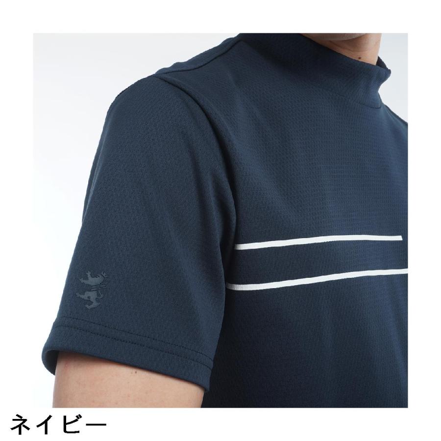 Admiral（アドミラル） カラタッチ ビッグロゴモックネック半袖シャツ