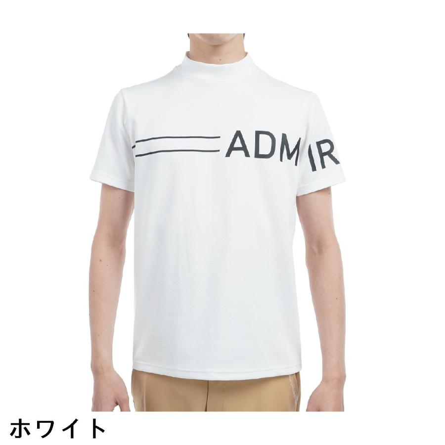 Admiral（アドミラル） カラタッチ ビッグロゴモックネック半袖シャツ