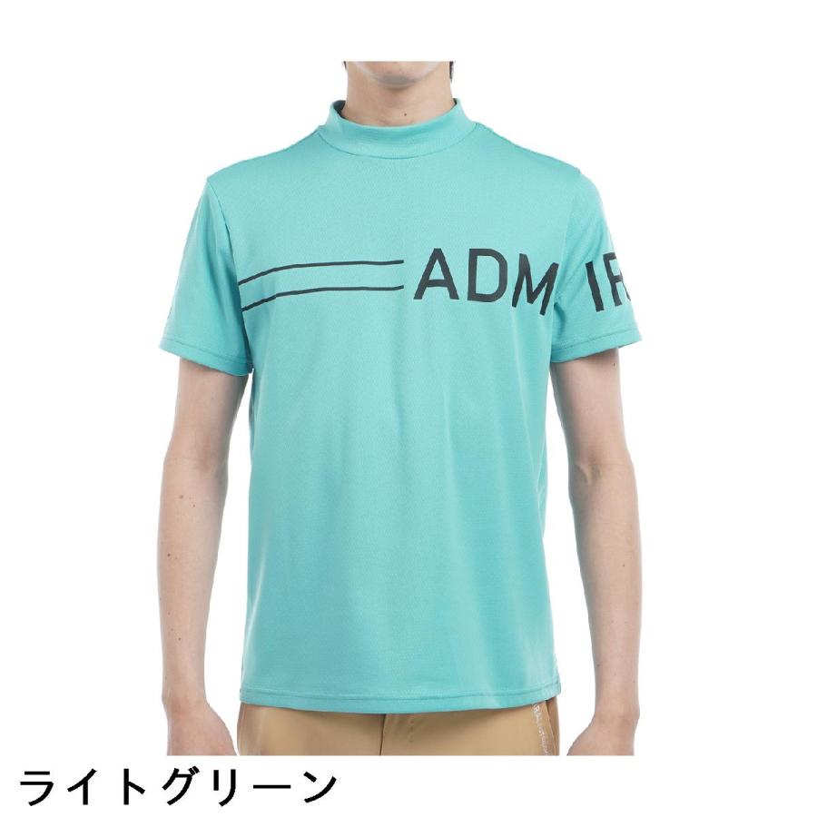 Admiral（アドミラル） カラタッチ ビッグロゴモックネック半袖シャツ
