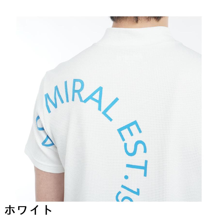 Admiral（アドミラル） ストレッチ サークルロゴ モックネック半袖