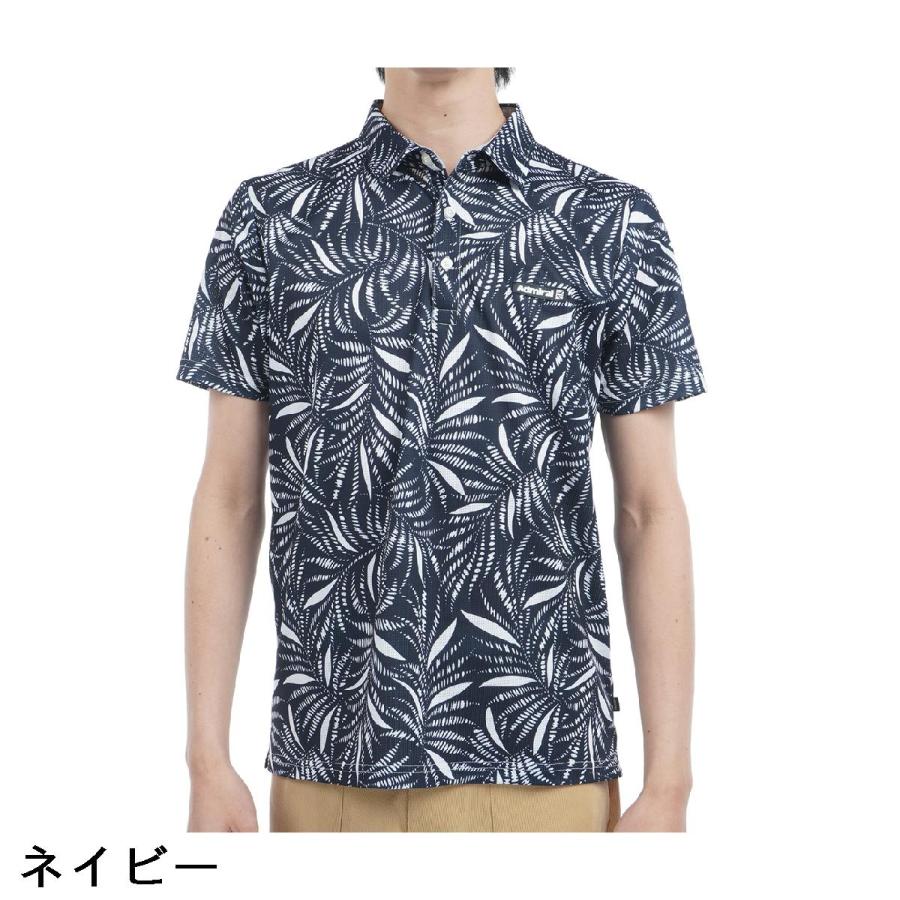Admiral（アドミラル） ストレッチ リゾートプリント 半袖ポロシャツ