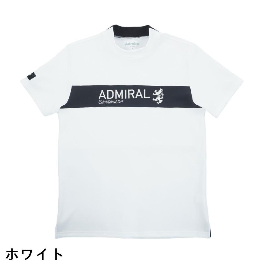 Admiral（アドミラル） カラタッチ モックネック半袖シャツ : GDO