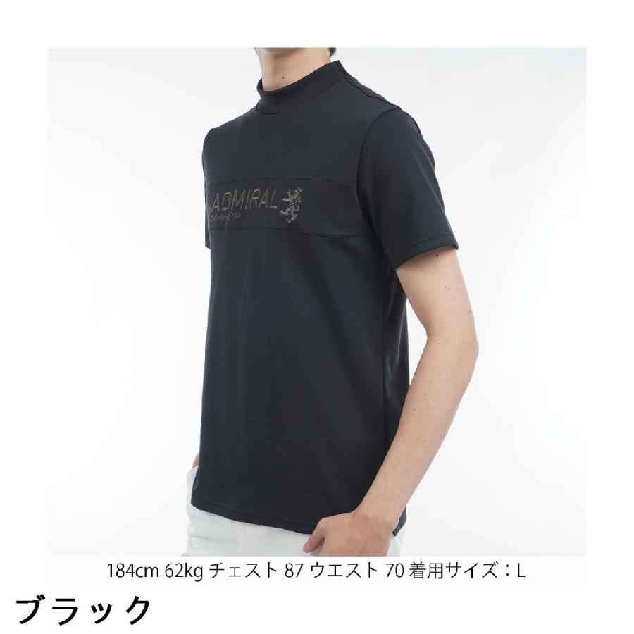 Admiral（アドミラル） カラタッチ モックネック半袖シャツ : GDO