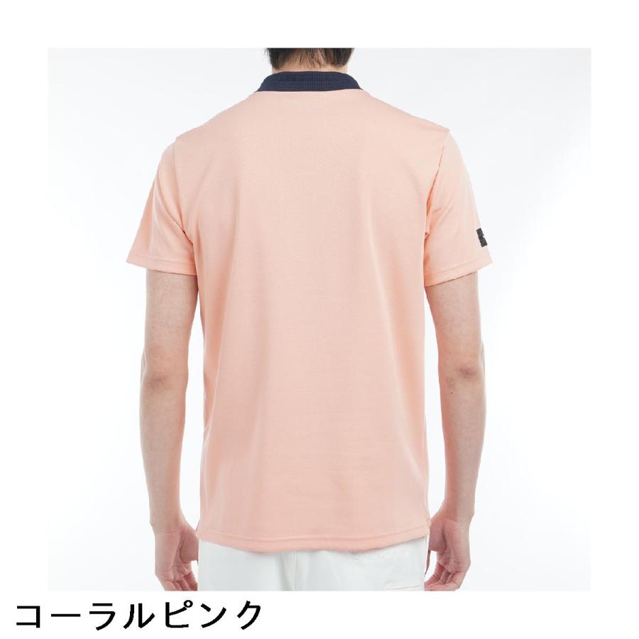 Admiral（アドミラル） カラタッチ モックネック半袖シャツ : GDO