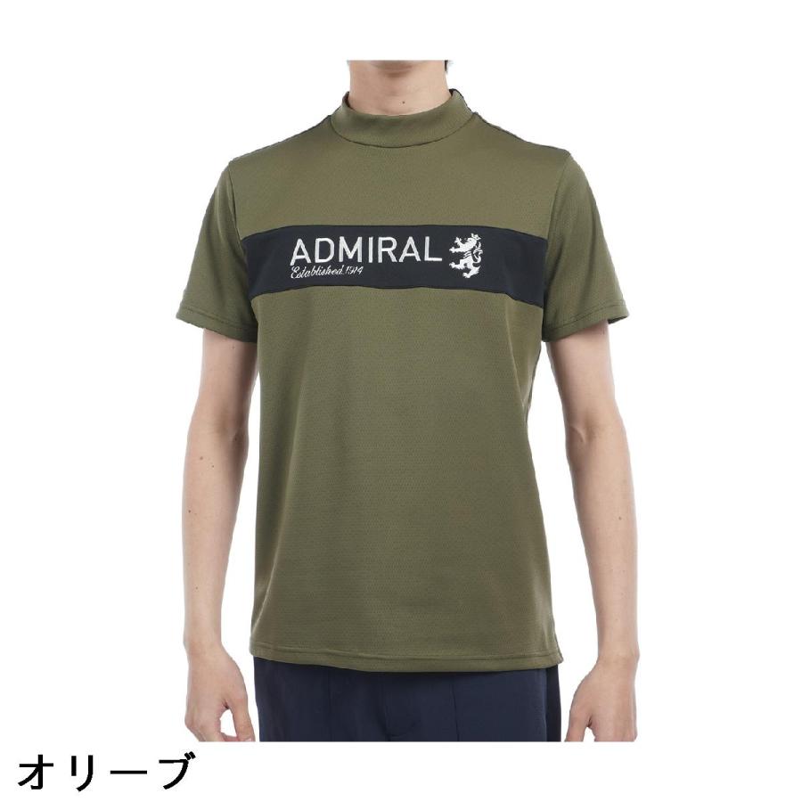 Admiral（アドミラル） カラタッチ モックネック半袖シャツ : GDO