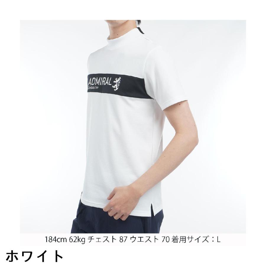 Admiral（アドミラル） カラタッチ モックネック半袖シャツ : GDO