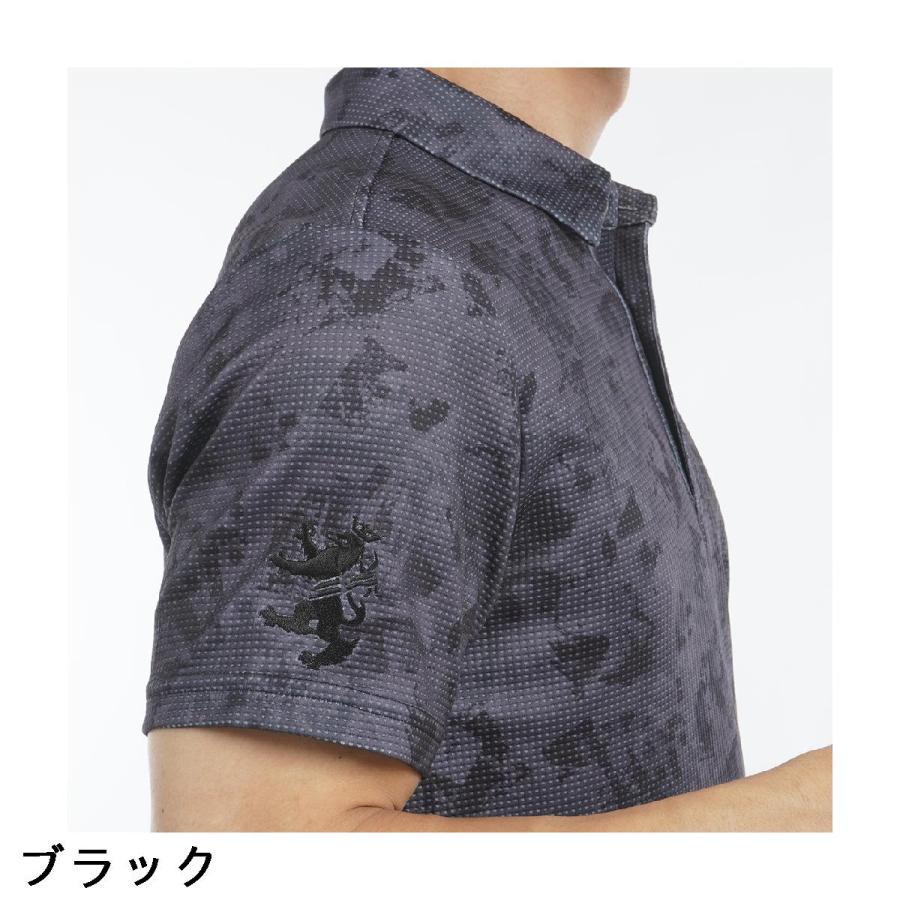 アドミラル　Admiral　ストレッチ ローラー カモフラージュプリント半袖ポロシャツ Admiral（アドミラル） ストレッチ ローラー カモフラージュプリント