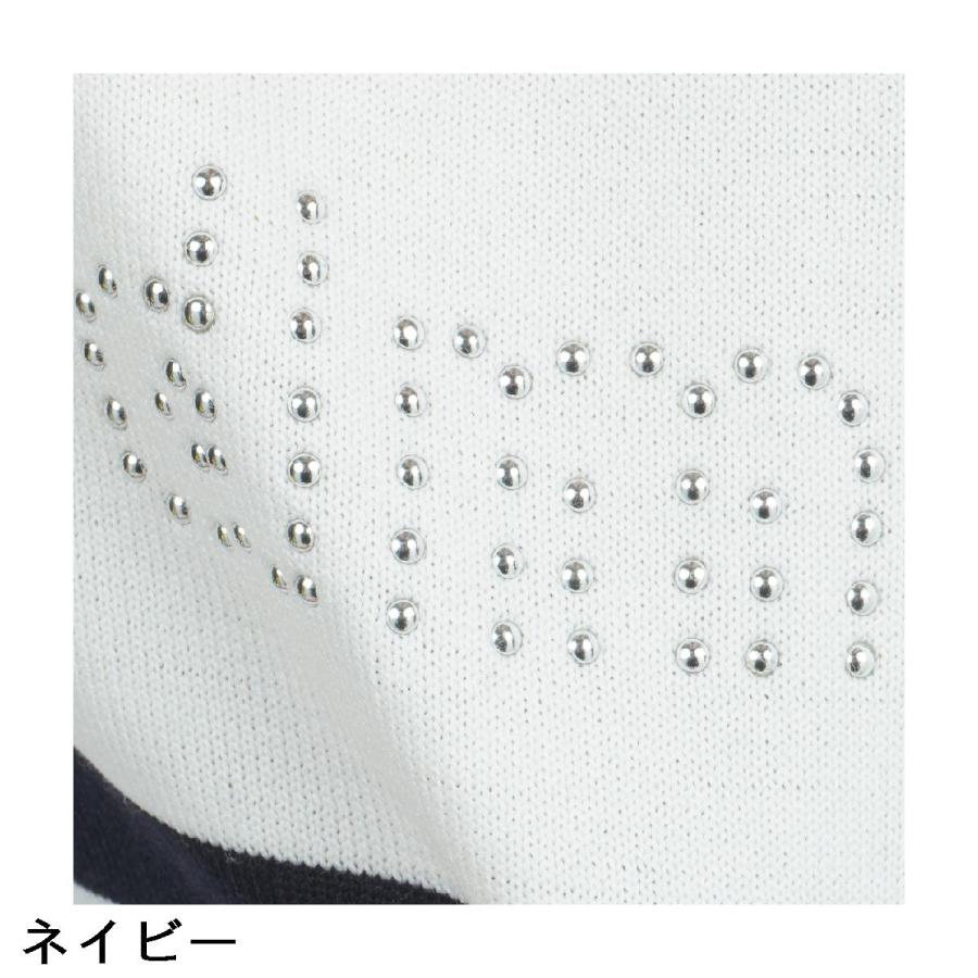 Admiral（アドミラル） メタリックロゴ ドライタッチセーター レディス