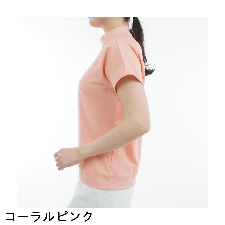 Admiral（アドミラル） ストレッチ メタリックロゴ 鹿の子半袖モック