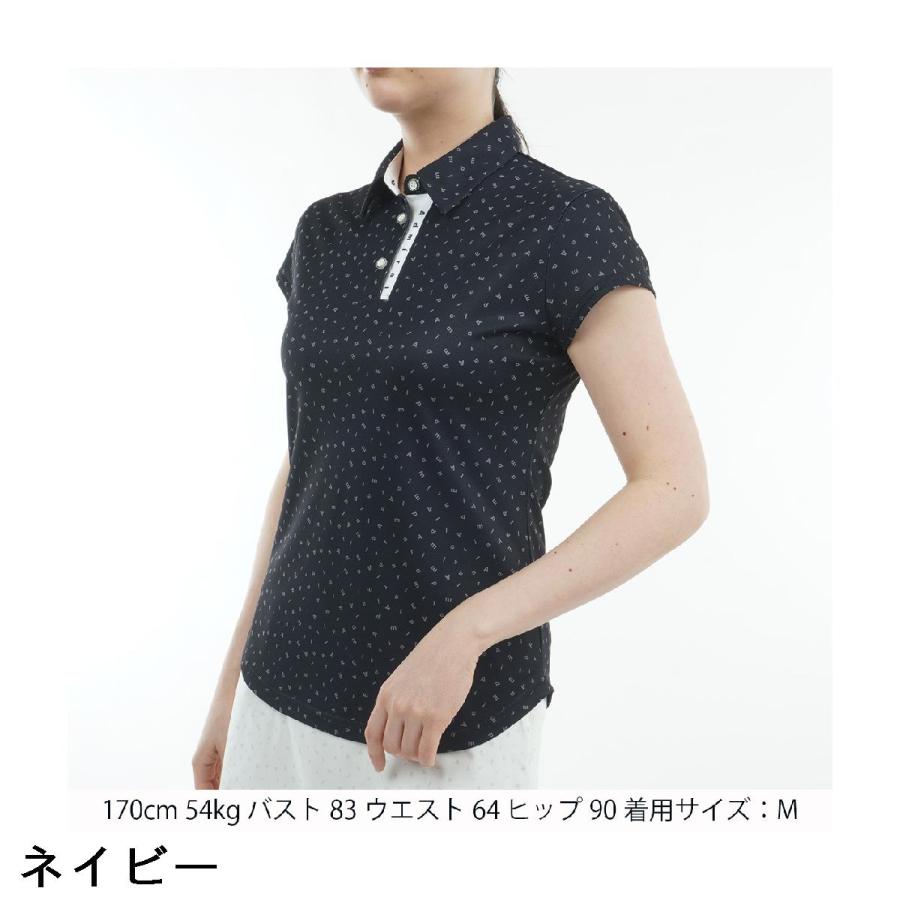 Admiral アドミラル ストレッチ ダンシングロゴ キャップスリーブ半袖
