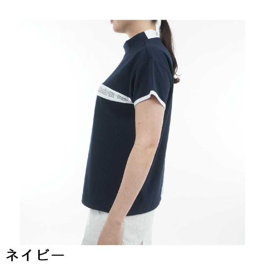 アドミラル　Admiral　ストレッチ ドロストヘム 鹿の子半袖モックシャツ　レディス Admiral（アドミラル） ストレッチ ドロストヘム 鹿の子半袖モック