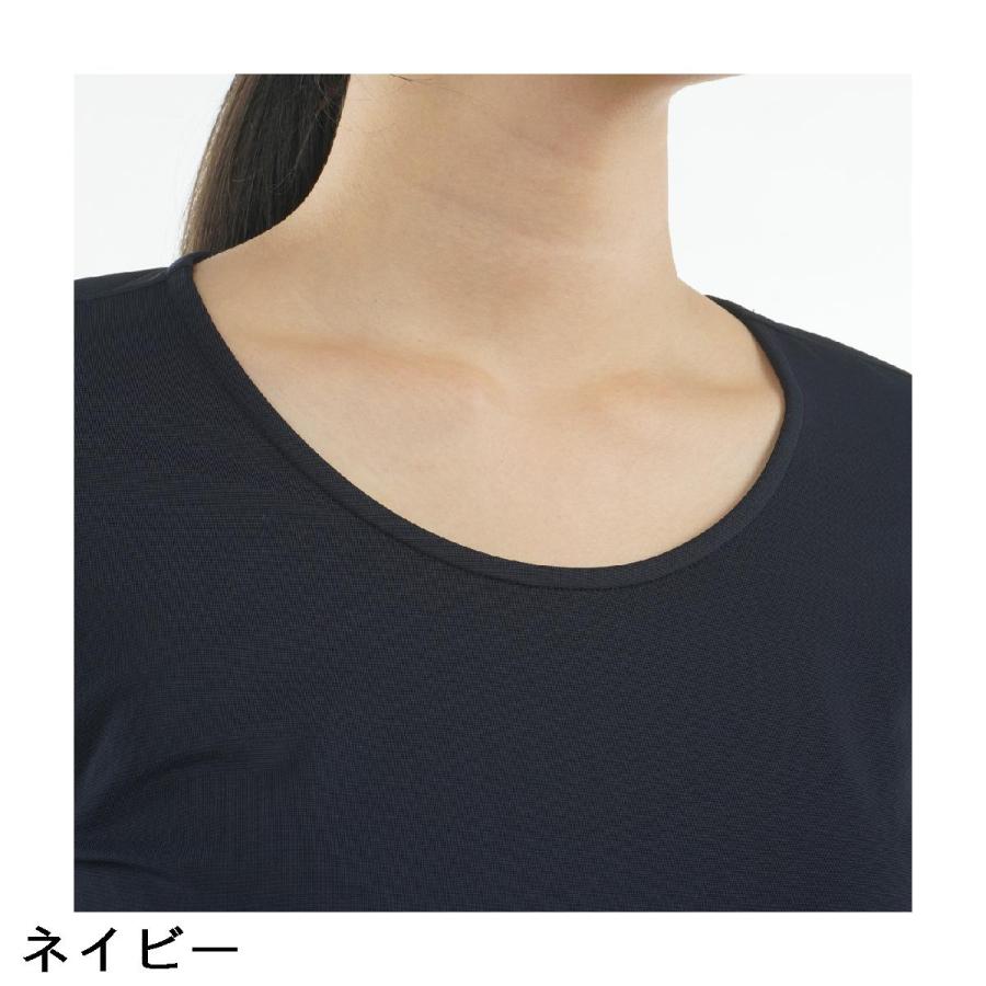 Admiral ゴルフ　Uネック　長袖　インナー　ブラック　レディース　Lサイズ Admiral（アドミラル） ストレッチ 美ハダッチ Uネック 長袖インナー