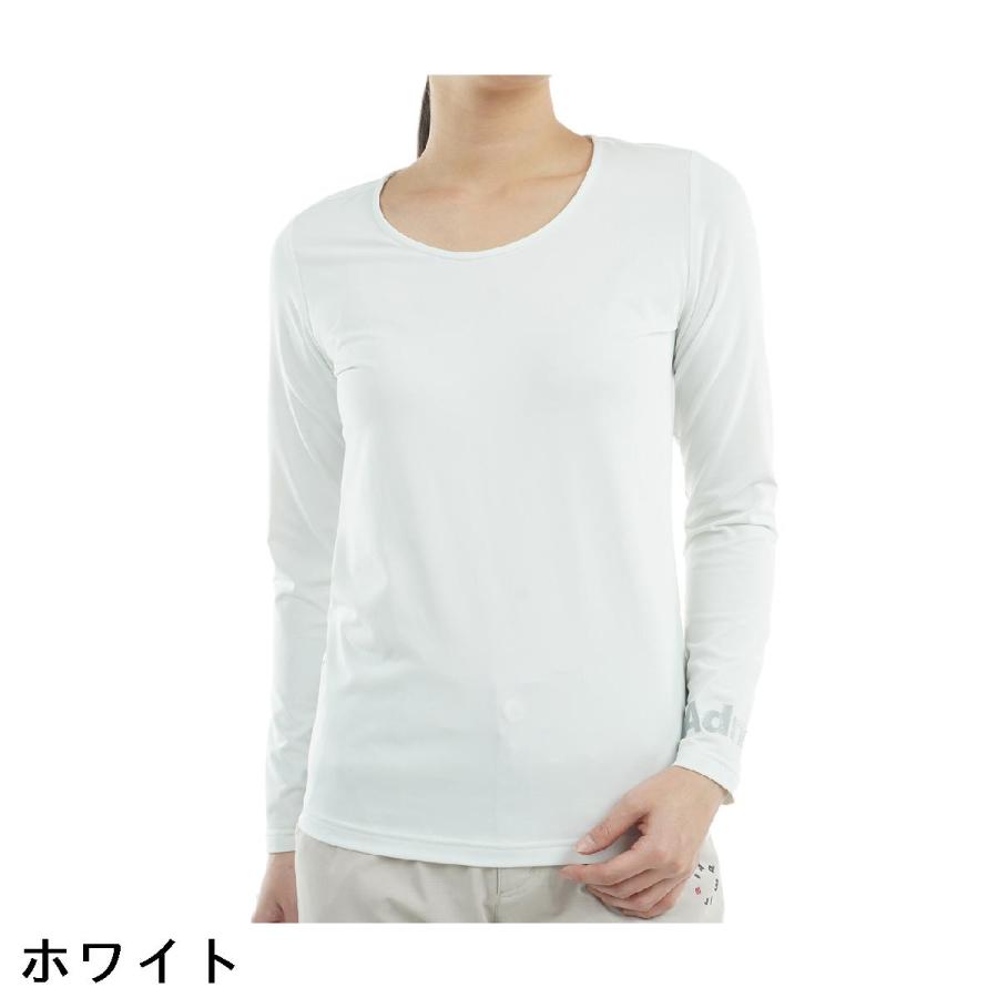 アドミラル Admiral ストレッチ 美ハダッチ Uネック 長袖インナーシャツ レディス_1