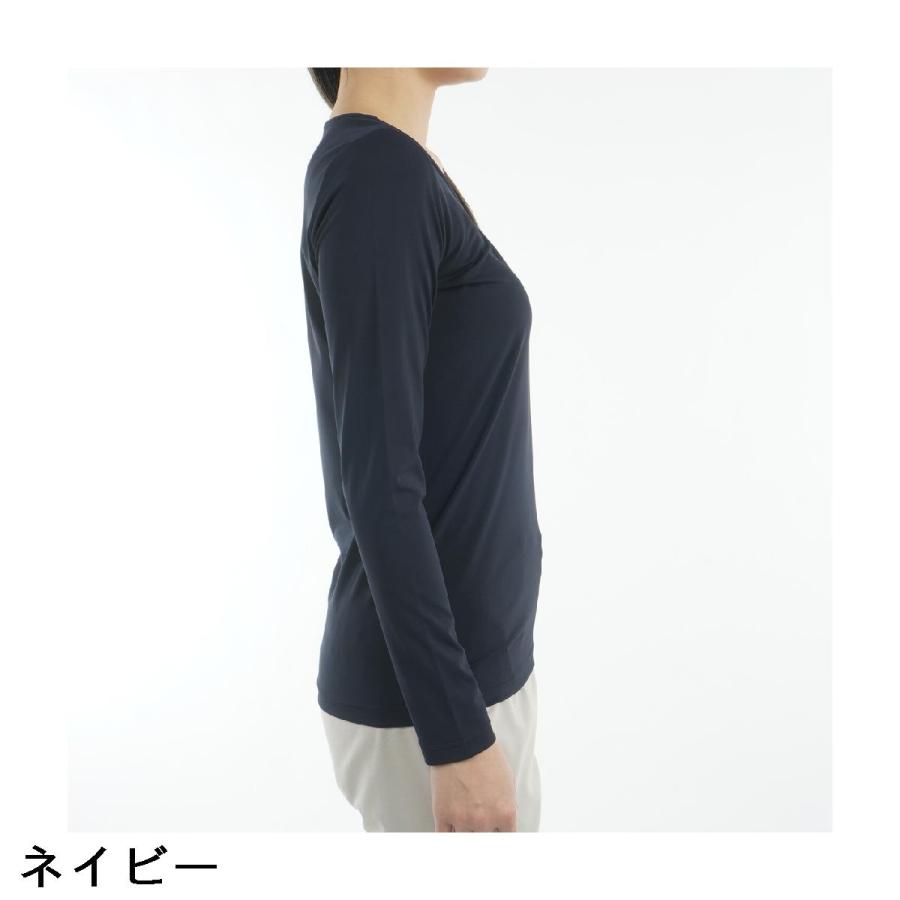 アドミラル Admiral ストレッチ 美ハダッチ Uネック 長袖インナーシャツ レディス_8
