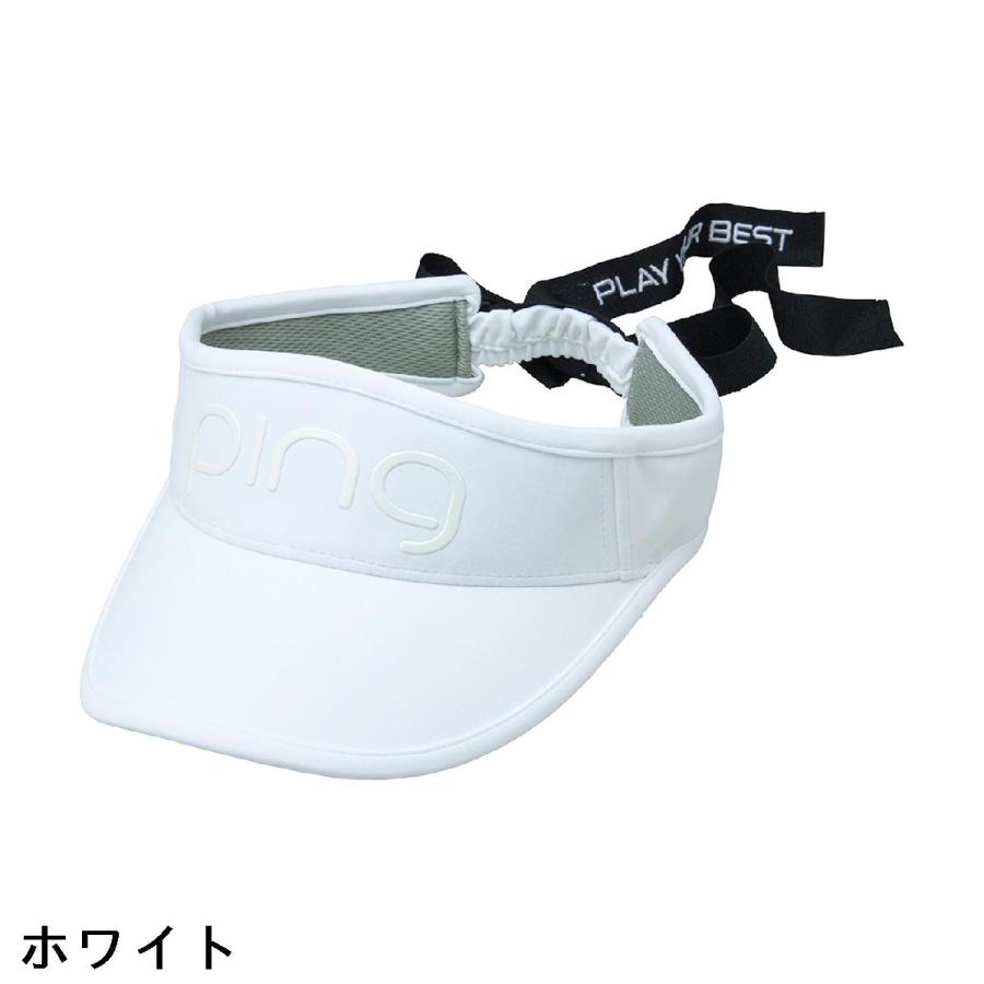 PING（ピン） PING 2WAY クールリボン サンバイザー レディス : GDO