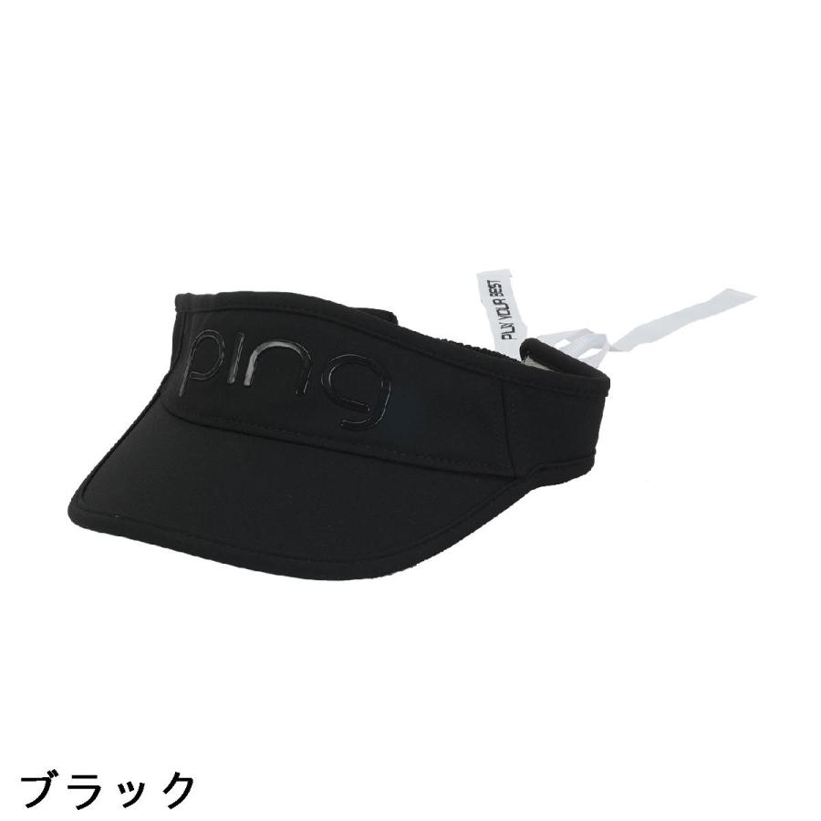 PXG ゴルフ レディース サンバイザー リボン付き PXG ゴルフ レディース リボン付きストライプデザイン サンバイザー