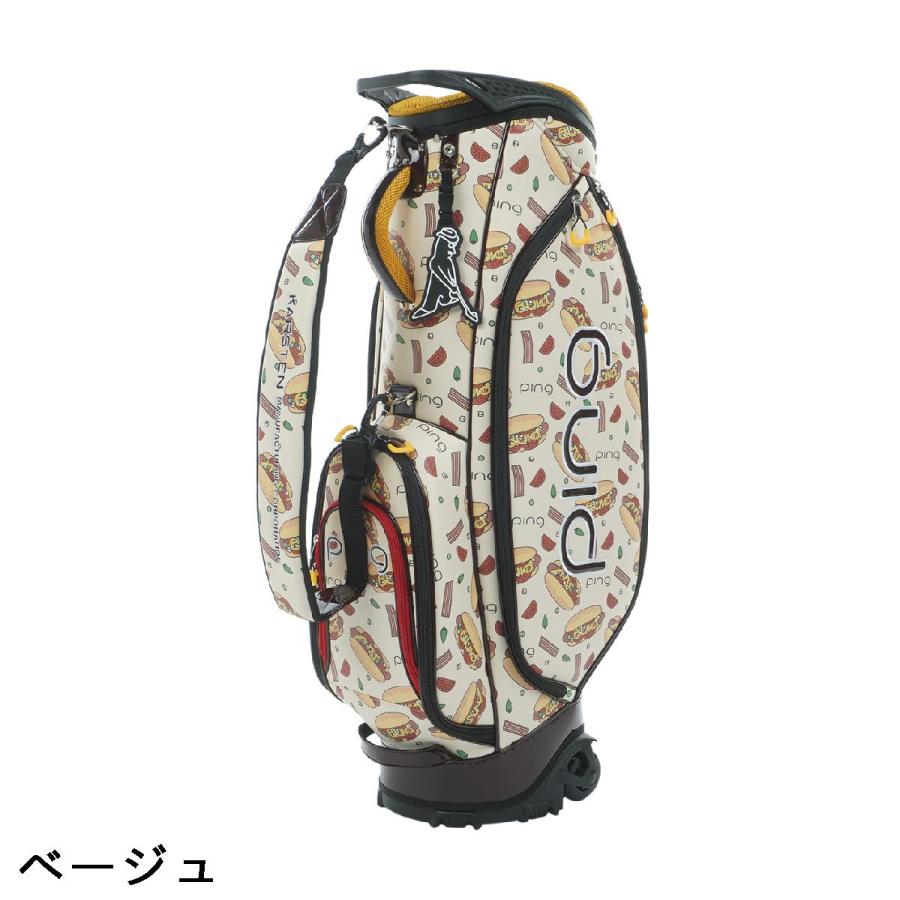 PING ホットドッグ柄 キャディバッグ　トラベルバック付 PING ホットドッグ柄 キャディバッグ トラベルバック付 PING
