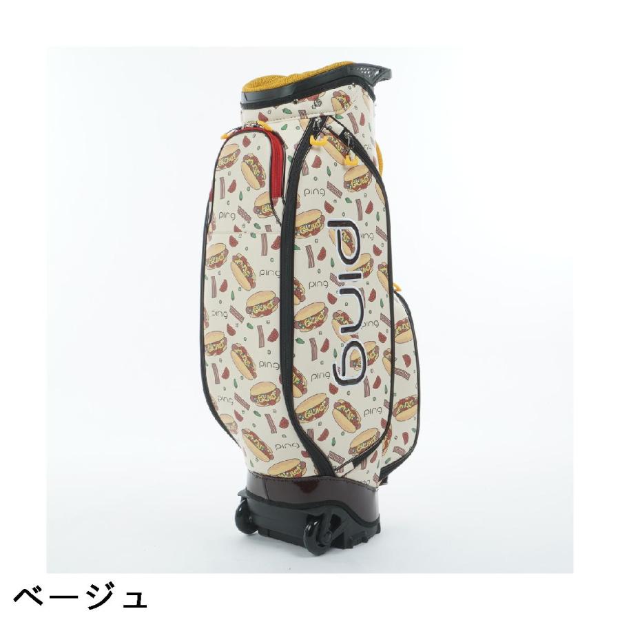PING ピン ソノランホットドッグ キャスター付きキャディバッグ