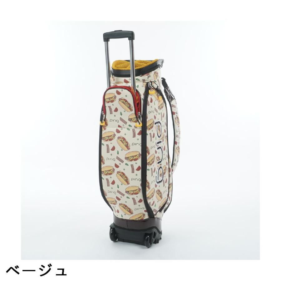 PING ピン ソノランホットドッグ キャスター付きキャディバッグ