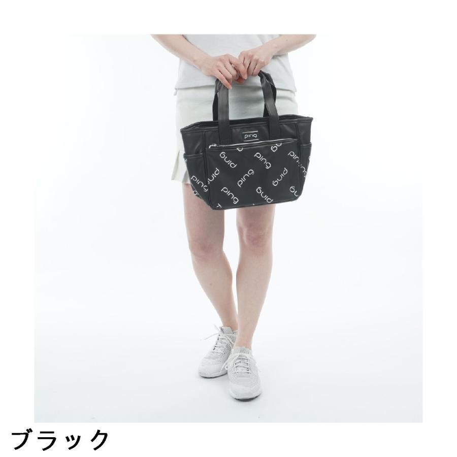 ピン PING モノグラムラウンドトートバッグの画像