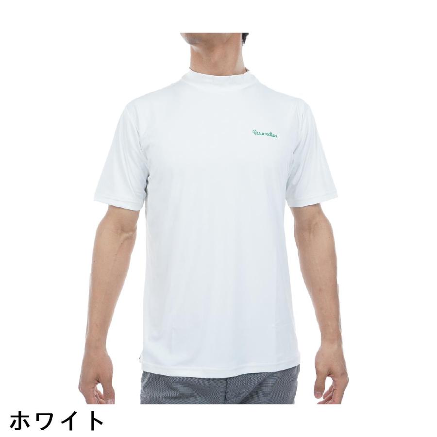 Resurrection レザレクション GM 半袖モックネックシャツ レザレクション Resurrection GMエンボス ストレッチ モックネック半袖