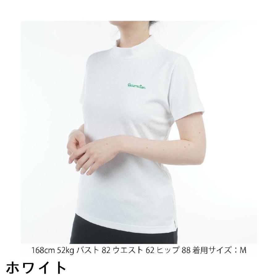 レザレクション Resurrection GMジャカードモックネック半袖シャツ