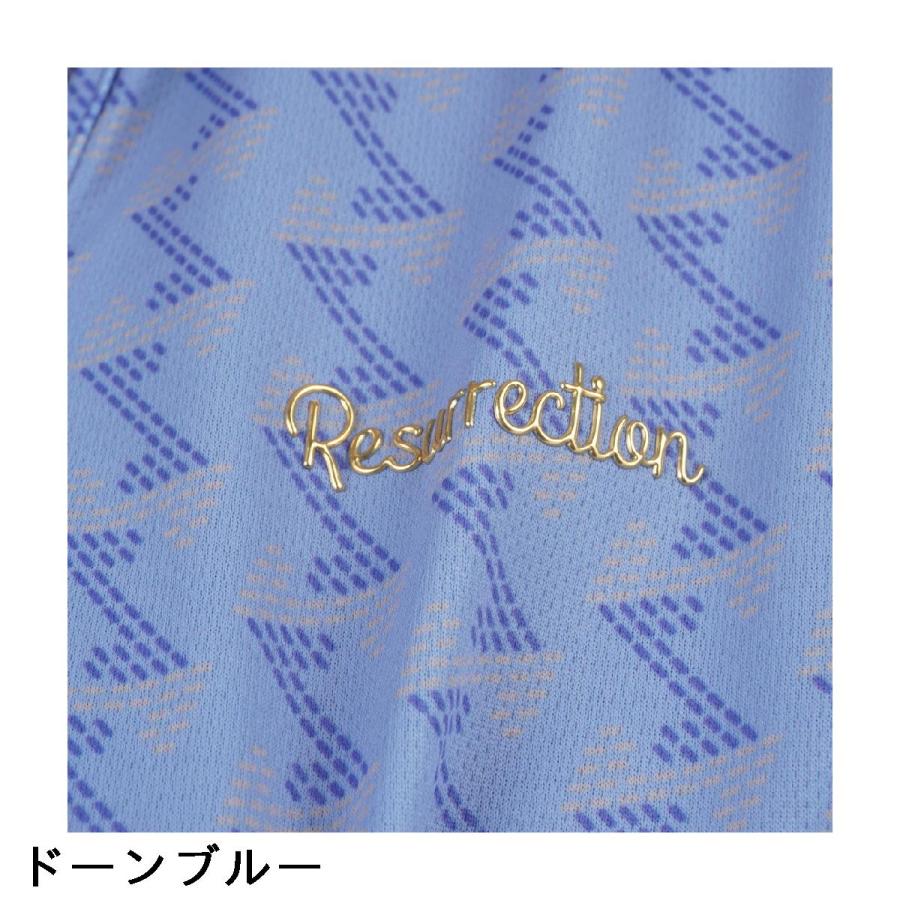 レザレクション Resurrection GMプリント半袖ポロシャツ レディスの画像