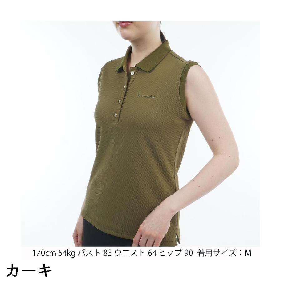 レザレクション Resurrection ノースリーブポロシャツ レディス : GDO