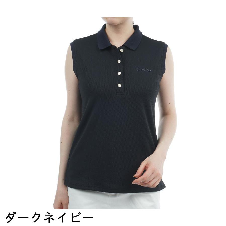 レザレクション Resurrection ノースリーブポロシャツ レディス : GDO