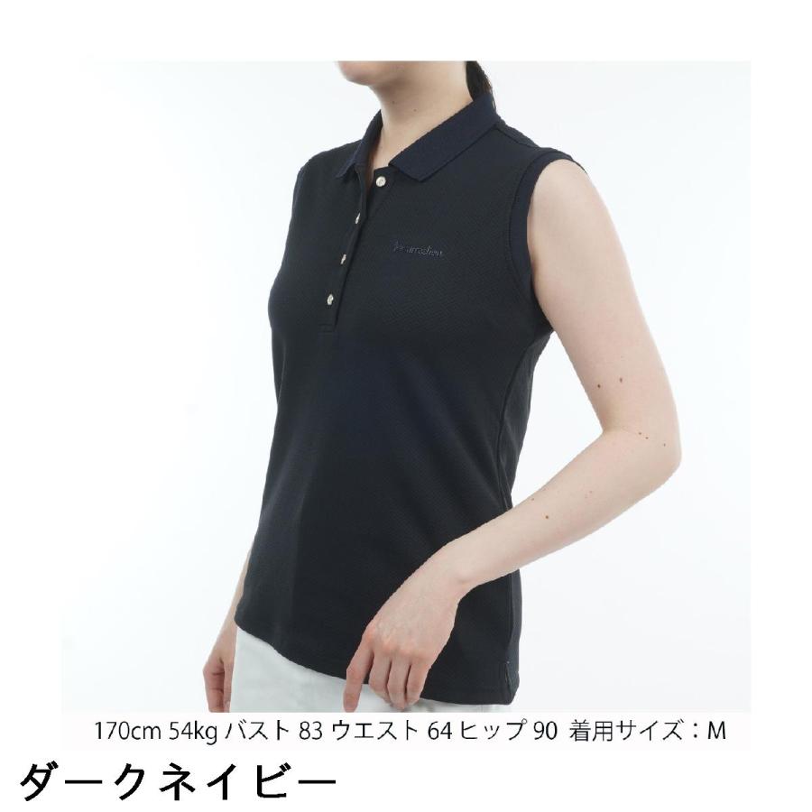 希少ResurrectionグラデーションノースリーブポロシャツブラックサイズM レザレクション Resurrection ノースリーブポロシャツ レディス : GDO