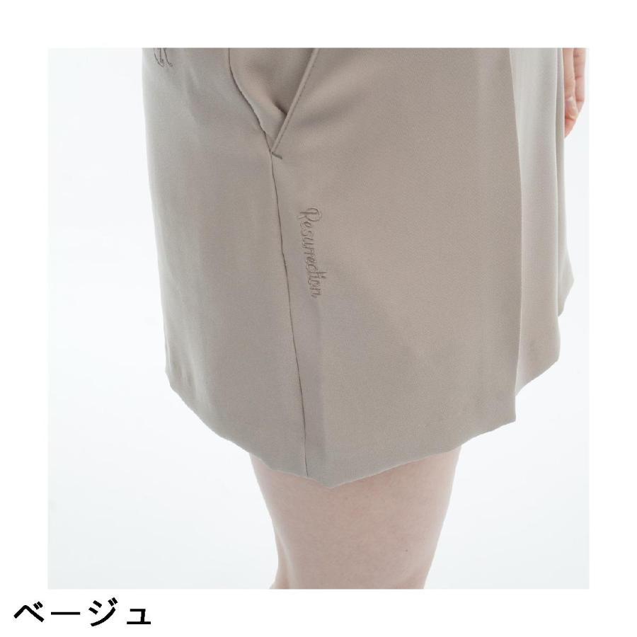 レザレクション Resurrection タックショートパンツ レディスの画像