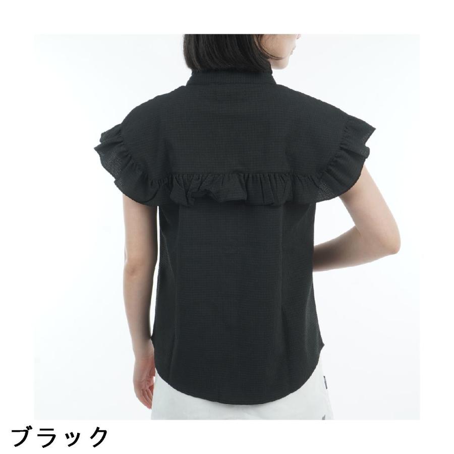 レザレクション Resurrection DOT AIR フリル半袖シャツ レディス