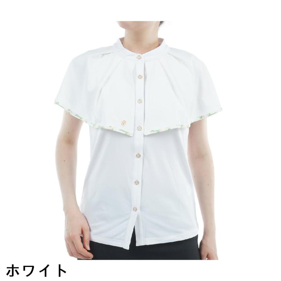 ※最終価格※【新品未使用】レザレクション シャツ レディース レザレクション Resurrection ストレッチ ケープ スタンドカラー半袖