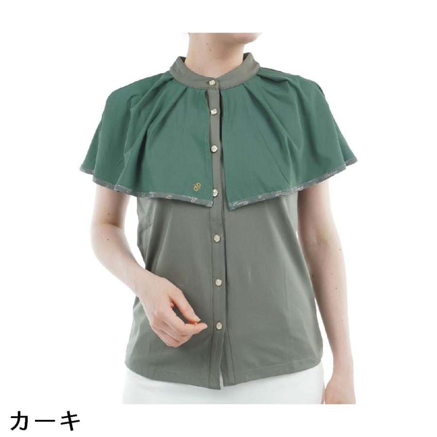 レザレクション Resurrection ストレッチ ケープ スタンドカラー半袖