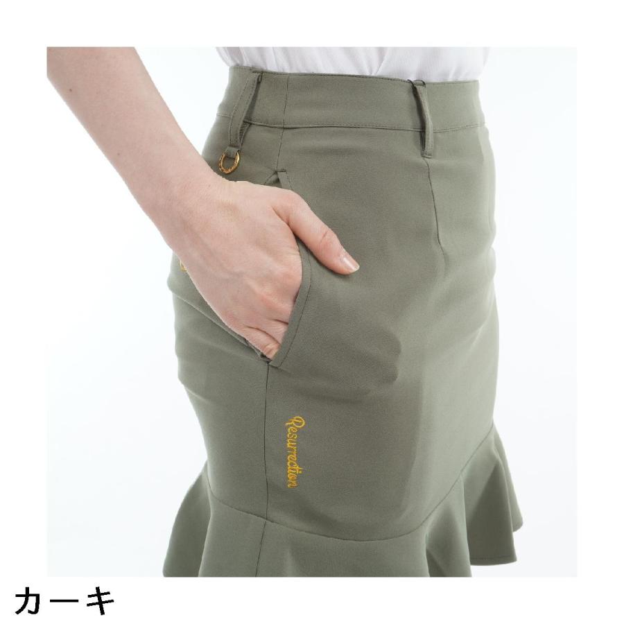 レザレクション Resurrection ストレッチ ペプラムスカート レディス