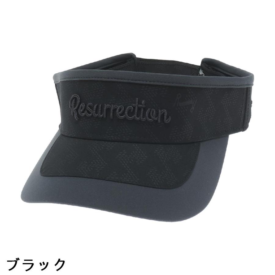 レザレクション Resurrection トーンエンボスサンバイザー : GDOゴルフ